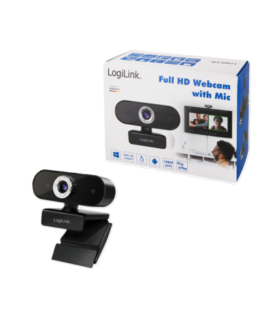 WEBCAM LOGILINK UA0371 FULL HD 1080P 30FPS C/MICRO