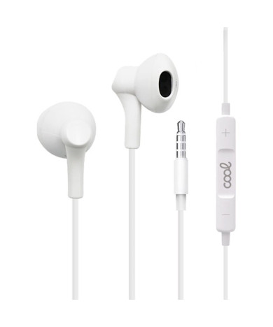 Auricular 3,5 mm COOL Bora Stereo com Micro Branco