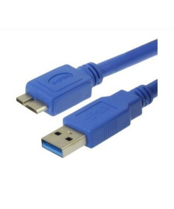 Cabo USB 3.0 3GO CMUSB3.0/ USB Macho - MicroUSB Macho/ 2m/ Azul