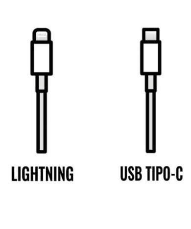 Cabo de carregamento Apple de USB-C para conector Lightning / 1m