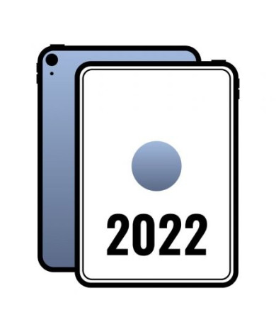 Apple iPad 10.9 2022 10th WiFi Cell/ 5G/A14 Bionic/ 256GB/ Azul - MQ6U3TY/A