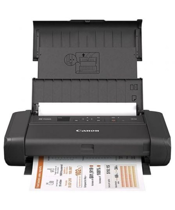 Impressora portátil Canon PIXMA TR150 com bateria/WiFi/Preto