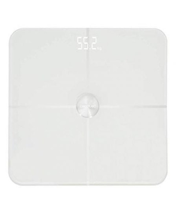 Balança de banheiro inteligente Cecotec Surface Precision 9600/Análise corporal/Bluetooth/Até 180kg/Branco