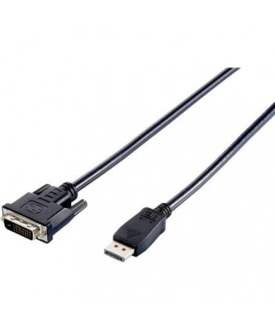 Cable Conversor Equip 119336/ Displayport Macho - DVI-D Macho/ 2m/ Negro