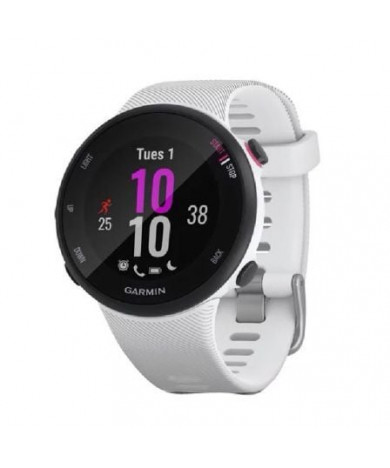 Garmin Forerunner 45S Smartwatch/ Notificações/ Frequência cardíaca/ GPS/ Branco