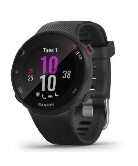 Garmin Forerunner 45S Smartwatch/ Notificações/ Frequência cardíaca/ GPS/ Preto