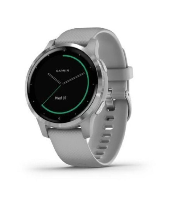 Garmin Vivoactive 4S Smartwatch/ Notificações/ Frequência Cardíaca/ GPS/ Cinza