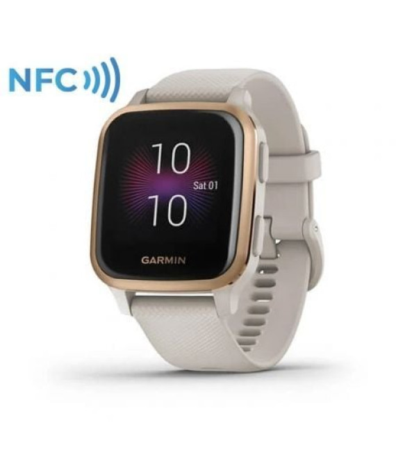 Smartwatch Garmin Venu SQ Music Edition/ Notificações/ Frequência cardíaca/ GPS/ Rose Gold