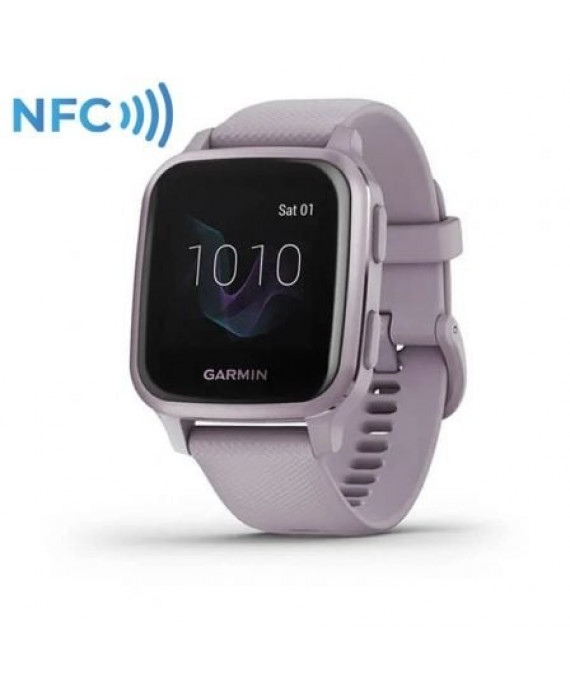 Smartwatch Garmin Venu SQ/ Notificações/ Frequência Cardíaca/ GPS/ Lavanda