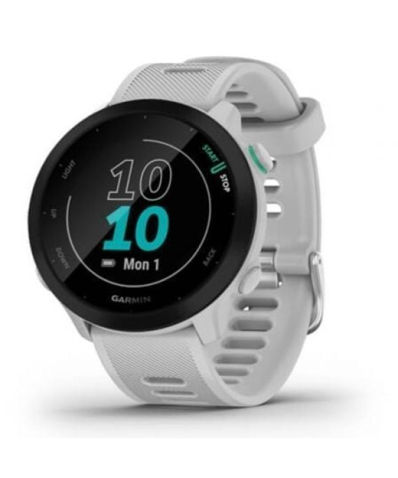 Garmin Forerunner 55 Smartwatch/ Notificações/ Frequência cardíaca/ GPS/ Branco