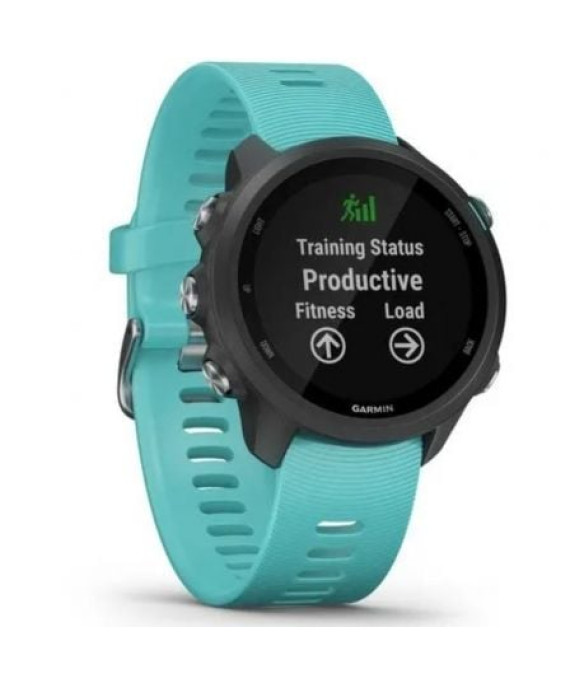 Garmin Forerunner 245 Music Smartwatch/ Notificações/ Frequência Cardíaca/ GPS/ Azul Água-marinha