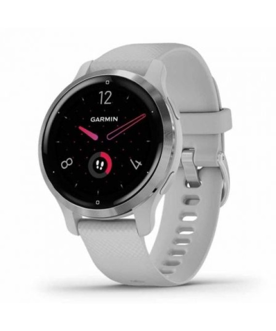Garmin Venu 2S Smartwatch Notificações/ Frequência cardíaca/ GPS/ Prata e cinza