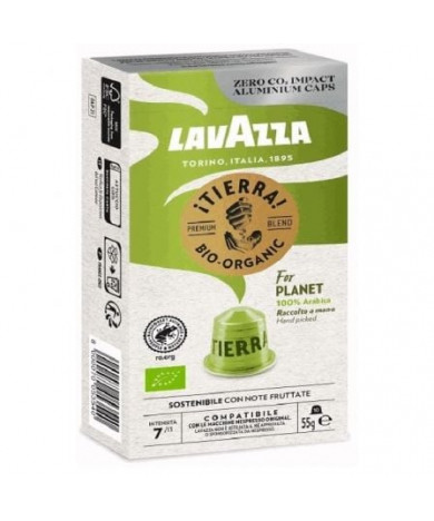 Cápsula Lavazza Tierra For Planet para máquinas de café Nespresso/Caixa de 10