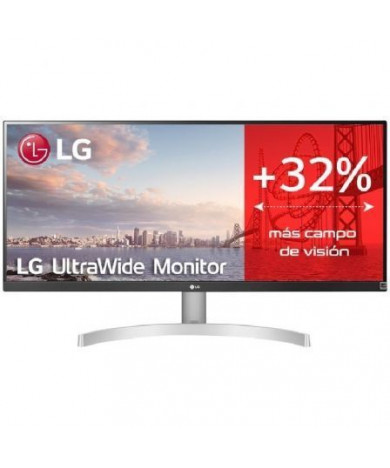 LG 29WN600-W 29" monitor profissional ultrawide/WFHD/multimídia/prata e branco