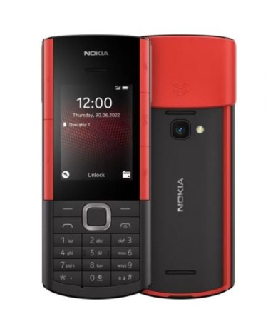 Telefone celular Nokia 5710 XA/preto e vermelho