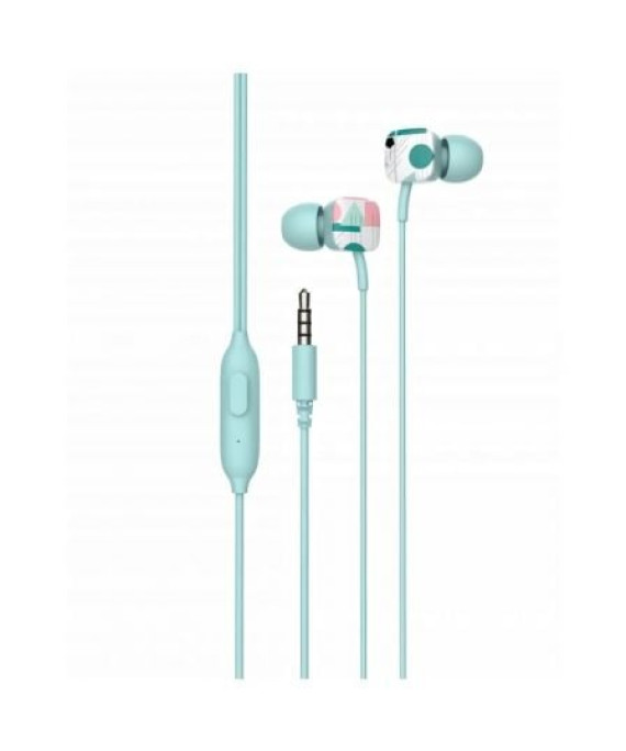 Fones de ouvido intra-auriculares SPC Hype/ com microfone/ Jack 3.5/ Verde