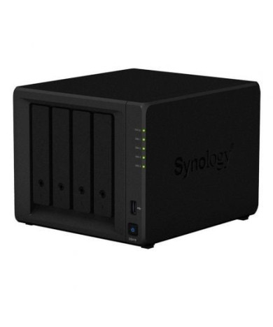 NAS Synology Diskstation DS418/ 4 baias 3,5"- 2,5"/ 2GB DDR4/Formato Torre