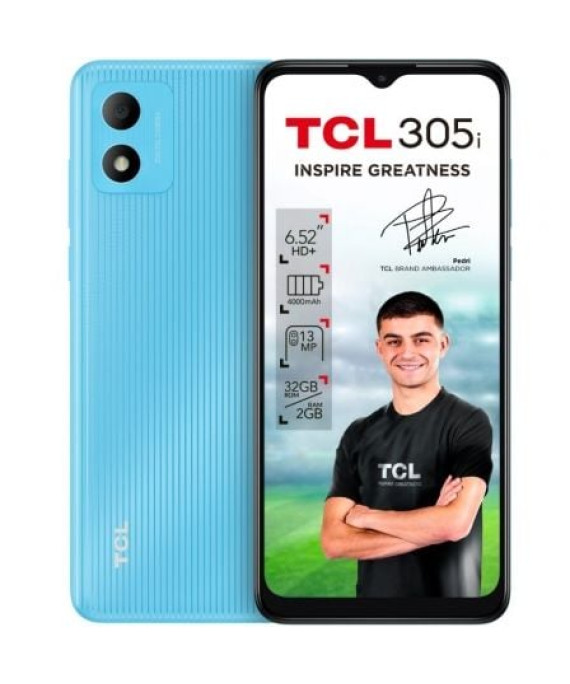 Smartphone TCL 305i 2 GB/ 32 GB/ 6,52/ Azul