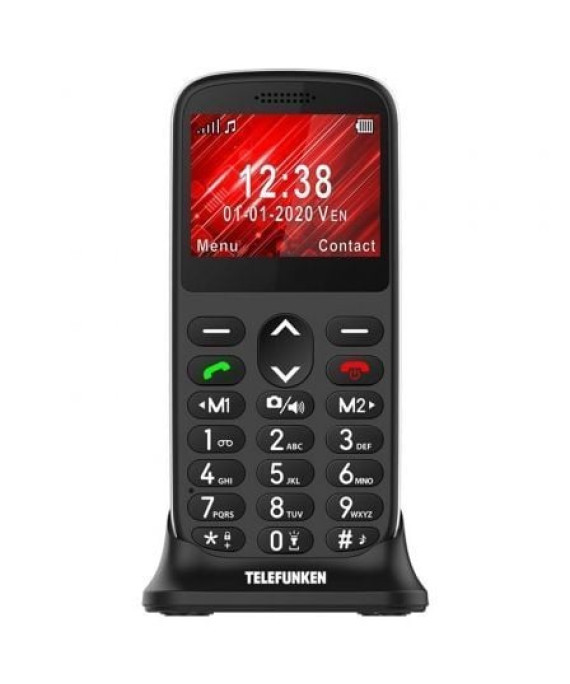 Telefunken S420 Telemóvel para Idosos/Preto
