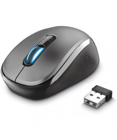 Mouse sem fio Bluetooth/ 2,4 GHz Trust Yvi/ Até 1600 DPI