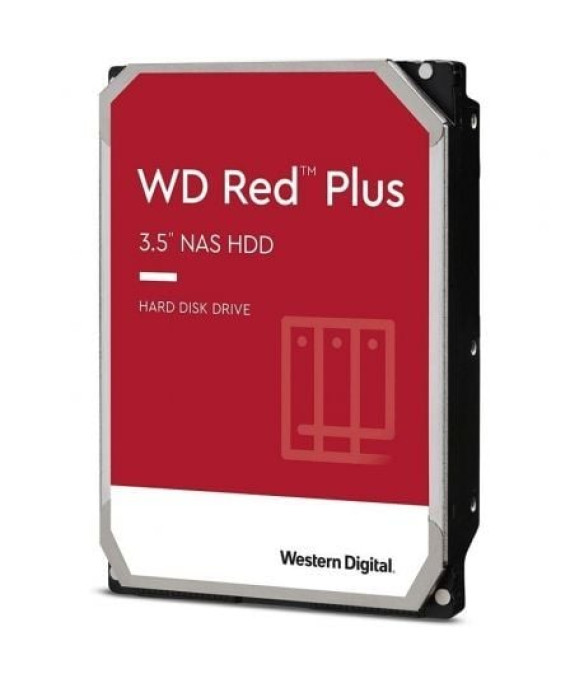Disco Rígido Western Digital WD Red Plus NAS 10 TB/ 3,5/ SATA III/ 256 MB